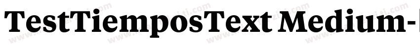 TestTiemposText Medium字体转换